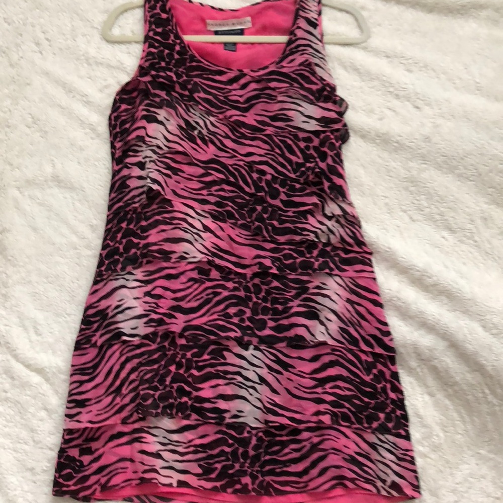 Pink Leopard Dress